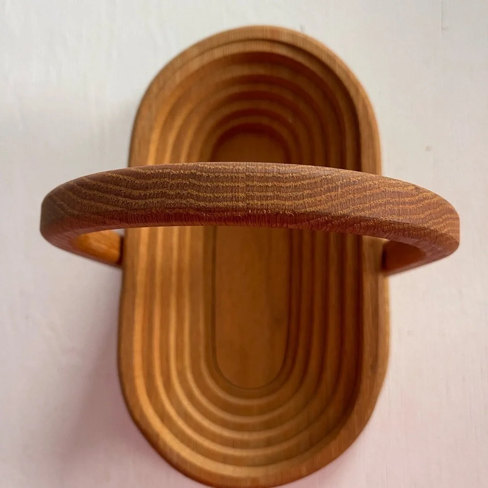 Collapsible Oak Basket